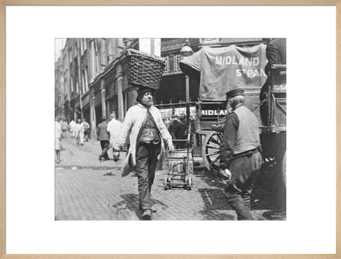 A fish porter at Billingsgate 1893