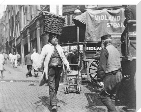 A fish porter at Billingsgate 1893