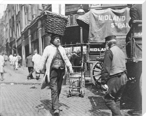 A fish porter at Billingsgate 1893