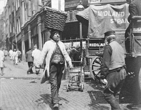 A fish porter at Billingsgate 1893