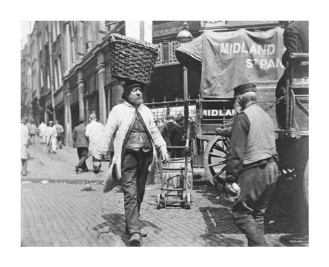 A fish porter at Billingsgate 1893