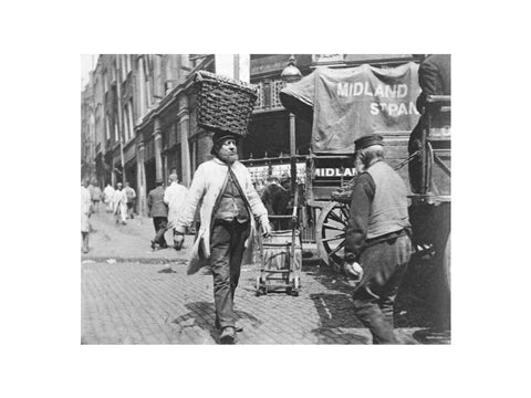 A fish porter at Billingsgate 1893