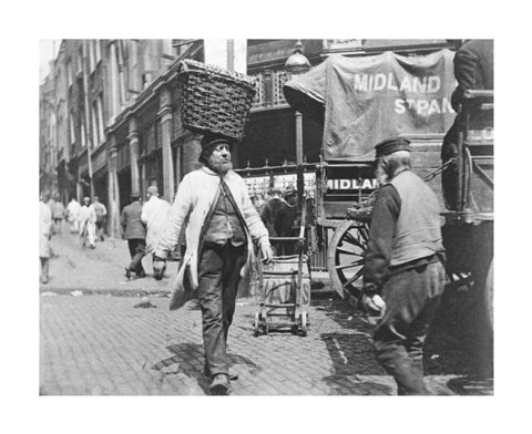 A fish porter at Billingsgate 1893