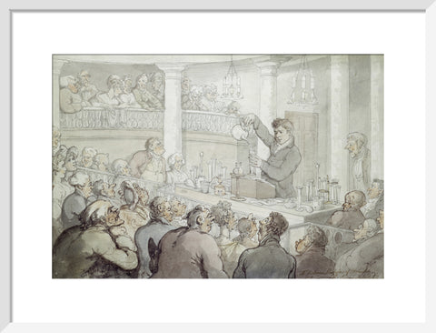 Mr Accum Professor of Chemistry lecturing at the Surrey Institution 1809
