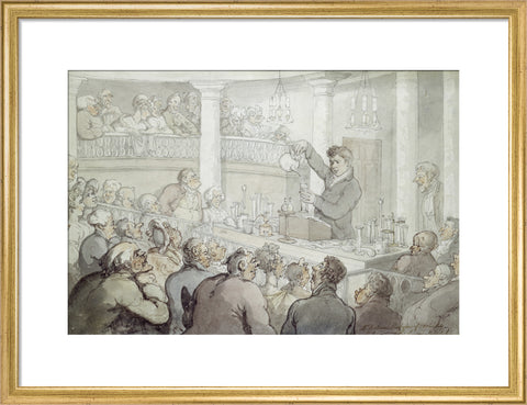 Mr Accum Professor of Chemistry lecturing at the Surrey Institution 1809