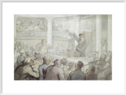 Mr Accum Professor of Chemistry lecturing at the Surrey Institution 1809