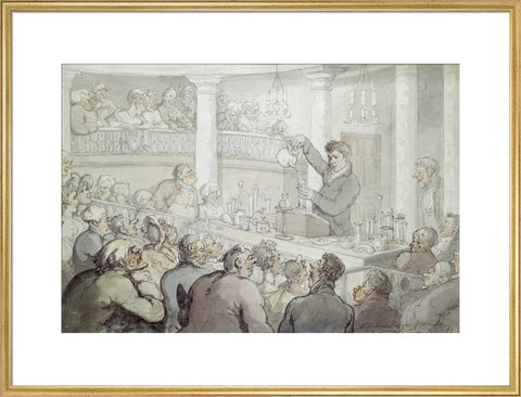 Mr Accum Professor of Chemistry lecturing at the Surrey Institution 1809