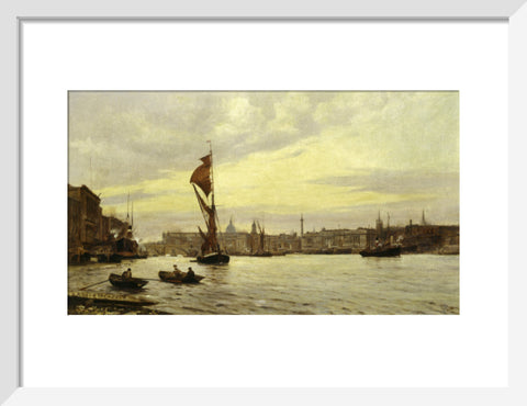 Evening in the Pool River Thames 1890