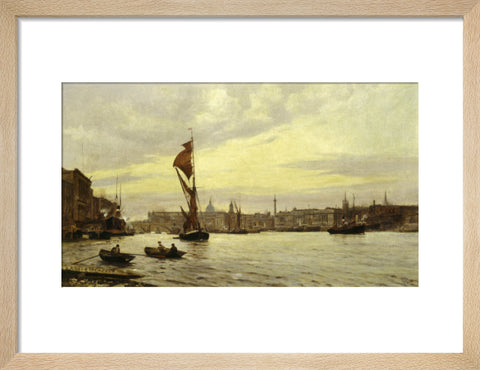 Evening in the Pool River Thames 1890