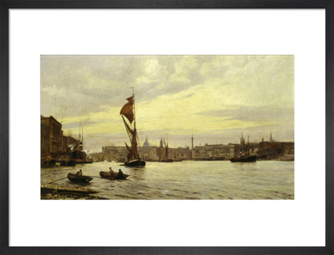 Evening in the Pool River Thames 1890