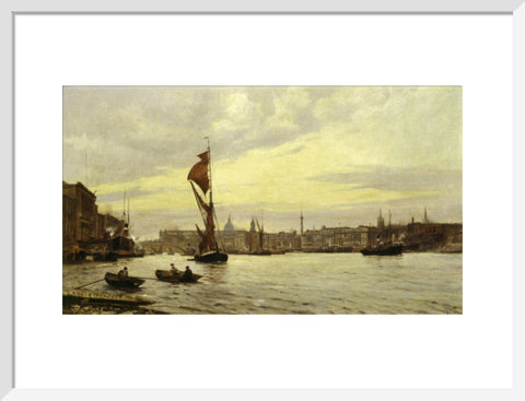 Evening in the Pool River Thames 1890