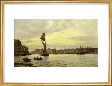 Evening in the Pool River Thames 1890