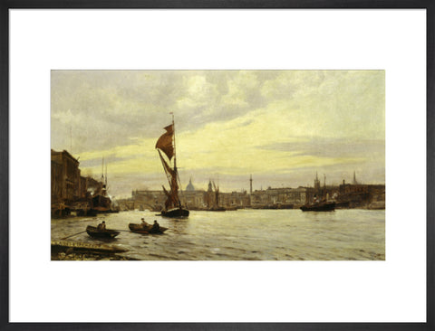 Evening in the Pool River Thames 1890