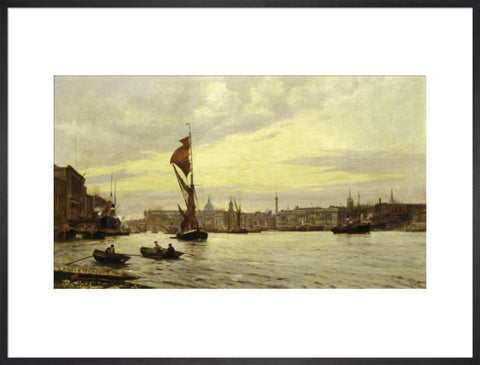 Evening in the Pool River Thames 1890