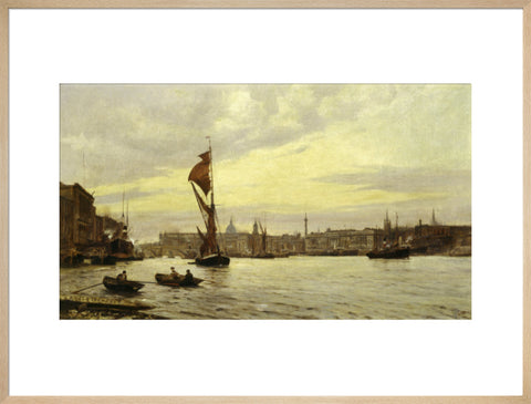 Evening in the Pool River Thames 1890