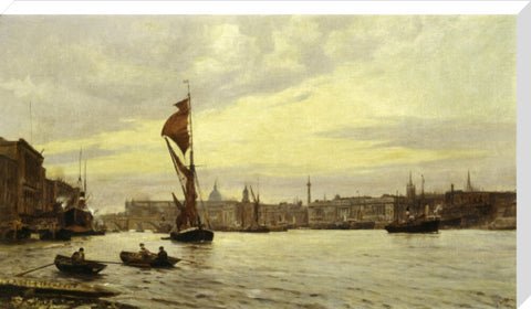 Evening in the Pool River Thames 1890