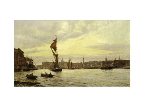 Evening in the Pool River Thames 1890