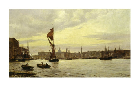 Evening in the Pool River Thames 1890