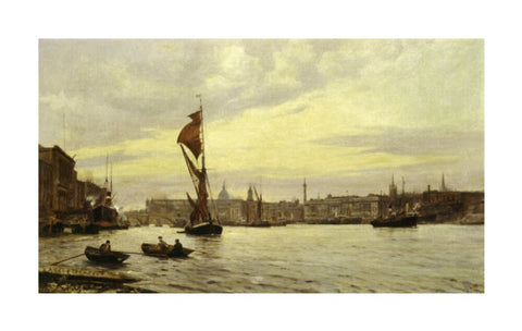 Evening in the Pool River Thames 1890