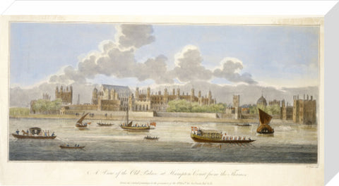 A View of the Old Palace at Hampton Court from the Thames 18th century