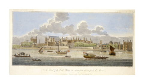 A View of the Old Palace at Hampton Court from the Thames 18th century