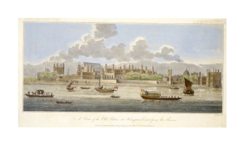 A View of the Old Palace at Hampton Court from the Thames 18th century