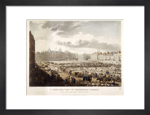 A Bird's Eye View of Smithfield Market 1811