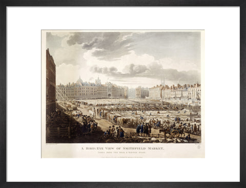 A Bird's Eye View of Smithfield Market 1811