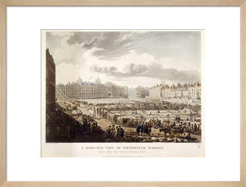 A Bird's Eye View of Smithfield Market 1811