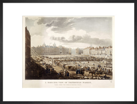 A Bird's Eye View of Smithfield Market 1811