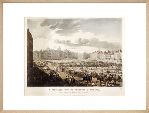 A Bird's Eye View of Smithfield Market 1811