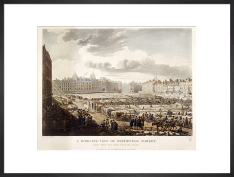 A Bird's Eye View of Smithfield Market 1811