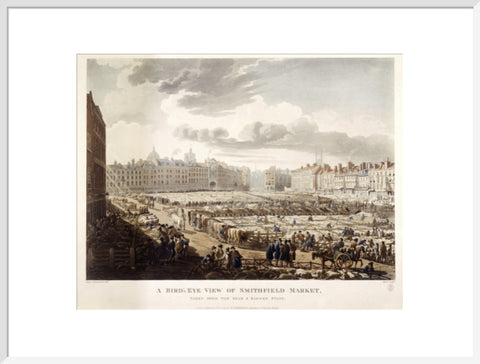 A Bird's Eye View of Smithfield Market 1811