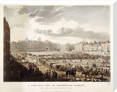 A Bird's Eye View of Smithfield Market 1811