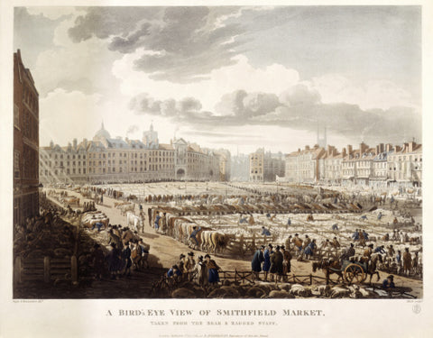 A Bird's Eye View of Smithfield Market 1811