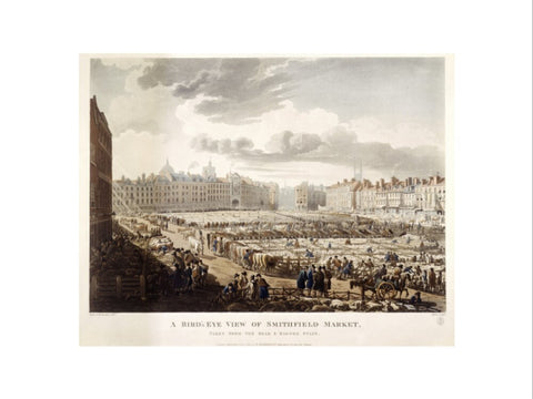 A Bird's Eye View of Smithfield Market 1811