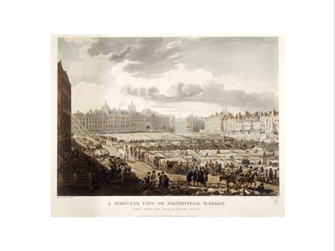 A Bird's Eye View of Smithfield Market 1811