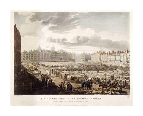 A Bird's Eye View of Smithfield Market 1811