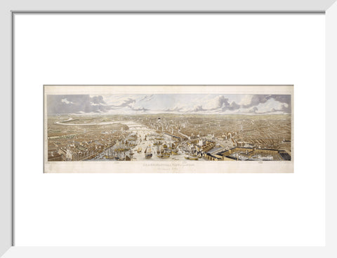 An Aeronautical View of London: 1836