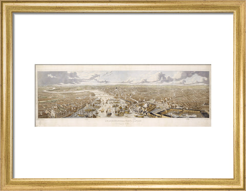 An Aeronautical View of London: 1836