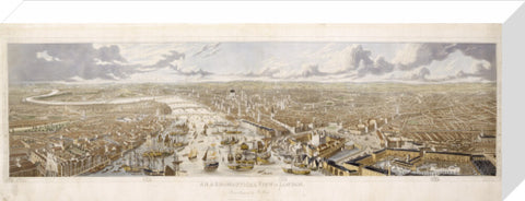 An Aeronautical View of London 1836