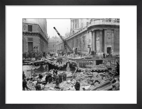 Bomb Damage at the Bank underground station 1941