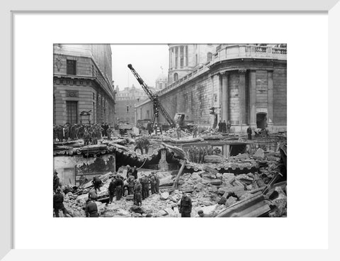 Bomb Damage at the Bank underground station 1941
