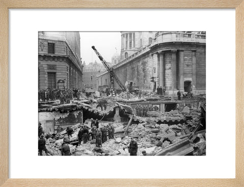 Bomb Damage at the Bank underground station 1941