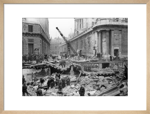 Bomb Damage at the Bank underground station 1941
