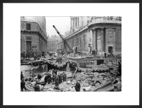 Bomb Damage at the Bank underground station 1941
