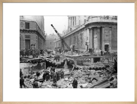 Bomb Damage at the Bank underground station 1941