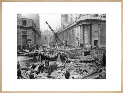 Bomb Damage at the Bank underground station 1941