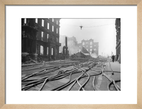 Bomb Damage at Queen Street Place 1941