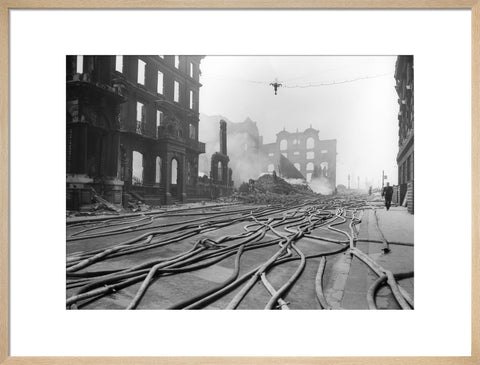 Bomb Damage at Queen Street Place 1941